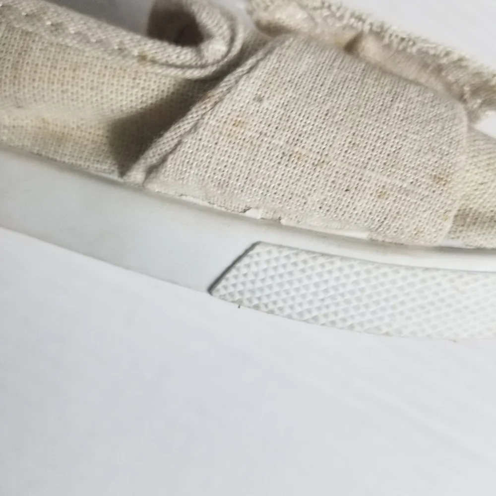 WONDER NATION GIRL'S CREAM FLATS WITH BOW SIZE 4 (PLEASE SEE ALL PHOTOS) - Picture 7 of 14